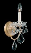 Schonbek 1870 3650-76H - New Orleans 1 Light 120V Wall Sconce in Heirloom Bronze with Heritage Handcut Crystal