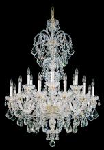 Schonbek 1870 6815-40H - Olde World 23 Light 120V Chandelier in Polished Silver with Heritage Handcut Crystal