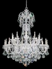 Schonbek 1870 6816-40H - Olde World 35 Light 120V Chandelier in Polished Silver with Heritage Handcut Crystal