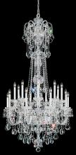 Schonbek 1870 6818-40H - Olde World 23 Light 120V Chandelier in Polished Silver with Clear Heritage Handcut Crystal