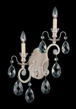 Schonbek 1870 3758-76 - Renaissance 2 Light 120V Wall Sconce in Heirloom Bronze with Heritage Handcut Crystal