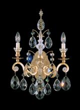 Schonbek 1870 3761-26S - Renaissance 2 Light 120V Wall Sconce in French Gold with Crystals from Swarovski®