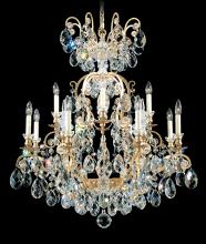 Schonbek 1870 3772-48 - Renaissance 13 Light 120V Chandelier in Antique Silver with Heritage Handcut Crystal