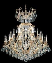 Schonbek 1870 3774-23 - Renaissance 25 Light 120V Chandelier in Etruscan Gold with Heritage Handcut Crystal