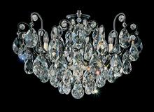 Schonbek 1870 3785-76 - Renaissance 8 Light 120V Semi-Flush Mount in Heirloom Bronze with Clear Heritage Handcut Crystal