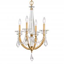 Schonbek 1870 S6704N-51R - Verona 4 Light 120V Chandelier in Black with Clear Radiance Crystal