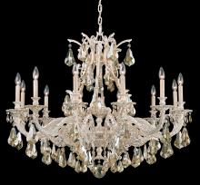 Schonbek 1870 6952-76S - Sophia 12 Light 120V Chandelier in Heirloom Bronze with Clear Crystals from Swarovski