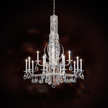 Schonbek 1870 RS8415N-51H - Siena 17 Light 120V Chandelier in Black with Heritage Handcut Crystal