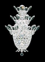 Schonbek 1870 5888H - Trilliane 4 Light 120V Wall Sconce in Polished Stainless Steel with Heritage Handcut Crystal