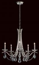 Schonbek 1870 VA8335N-51H - Vesca 5 Light 120V Chandelier in Black with Heritage Handcut Crystal