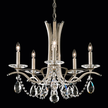 Schonbek 1870 VA8355N-76H - Vesca 5 Light 120V Chandelier in Heirloom Bronze with Heritage Handcut Crystal