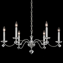 Schonbek 1870 MD1006N-23H - Modique 6 Light 110V Chandelier in Etruscan Gold with Clear Heritage Crystal