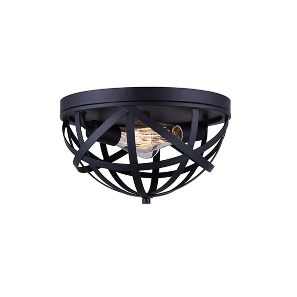 Gigi, 2 Lt Flush Mount, 60W Type A19, 13" x 8"