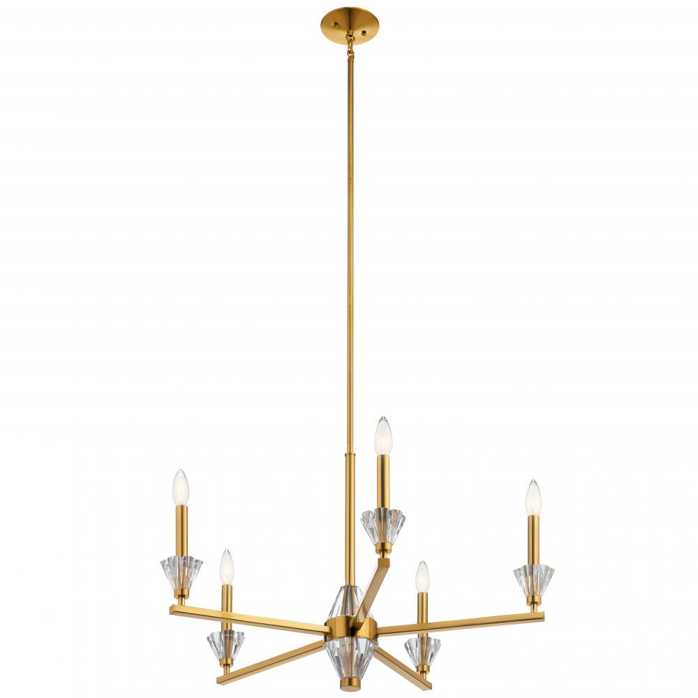 Calyssa™ 5 Light Chandelier Fox Gold