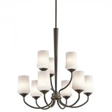 Kichler 43666OZL18 - Chandelier 9Lt LED