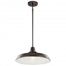 Kichler 49993OZ - Outdoor Pendant/Semi Flush 1Lt