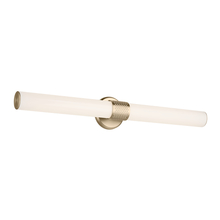 Kichler 55193CPZLED - Sashi 32" Bath Bar Large LED with White Glass in Champagne Bronze