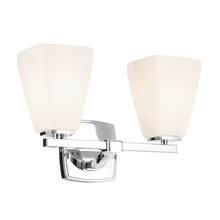 Kichler 55215CH - Marant 14.25" 2-Light Vanity Light with Opal Glass in Chrome