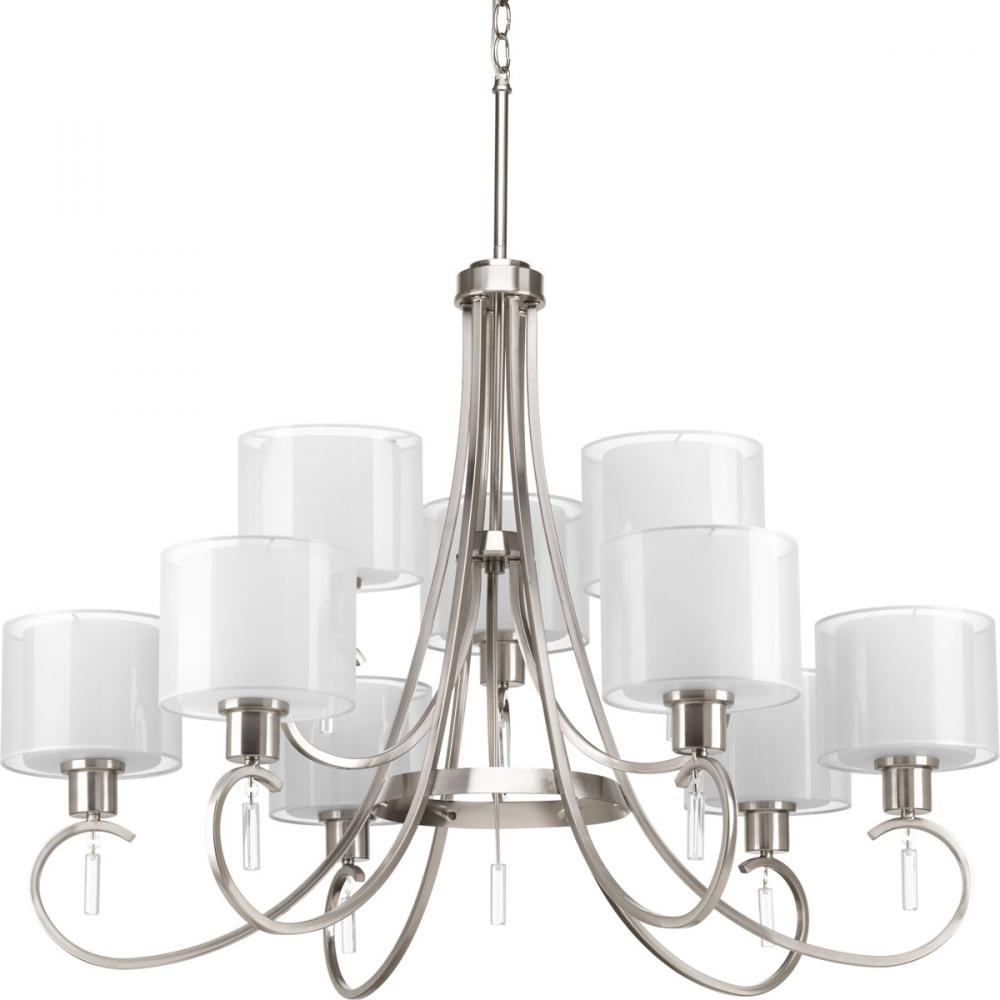 P4697-09 9-100W MED CHANDELIER