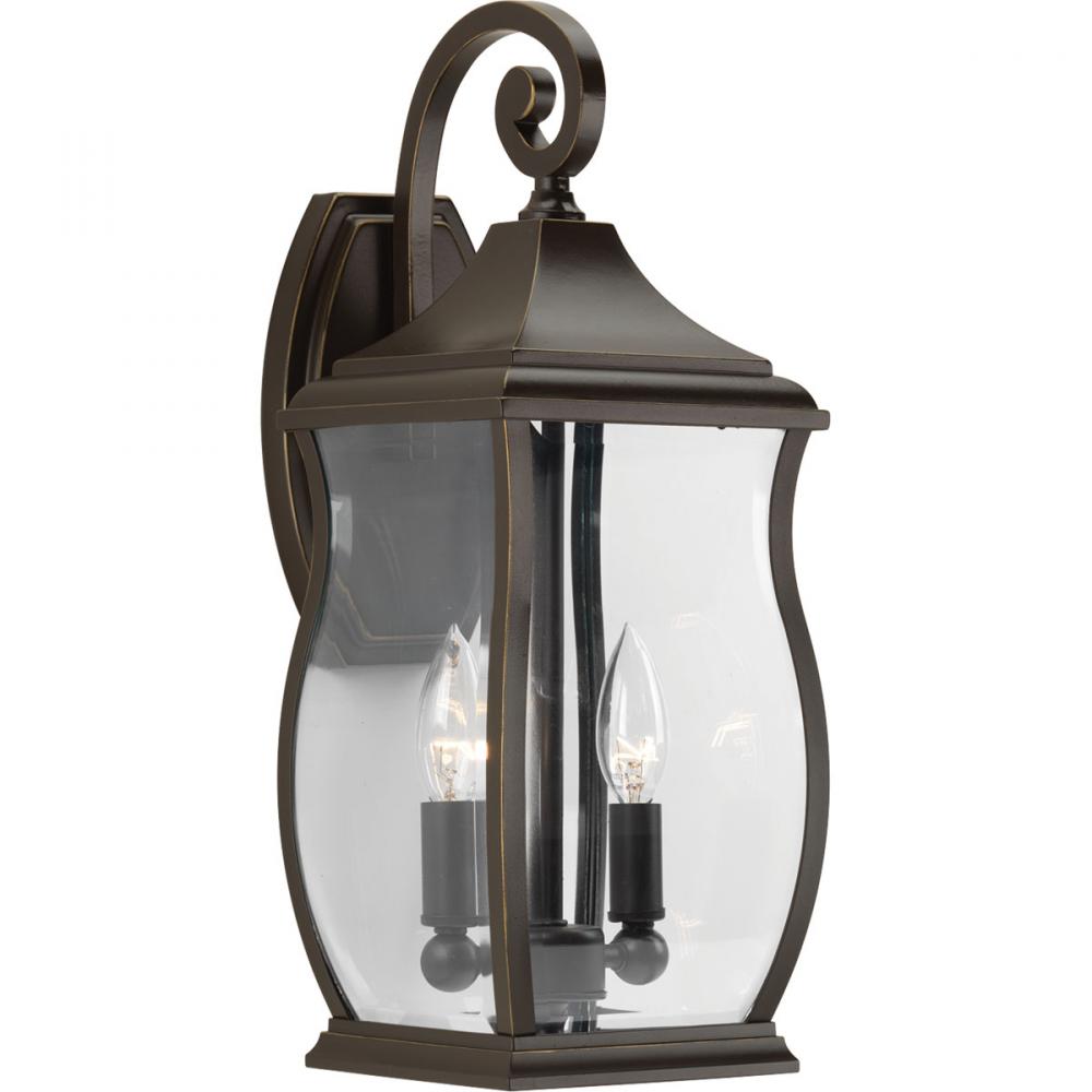 P5693-108 2-60W CAND WALL LANTERN