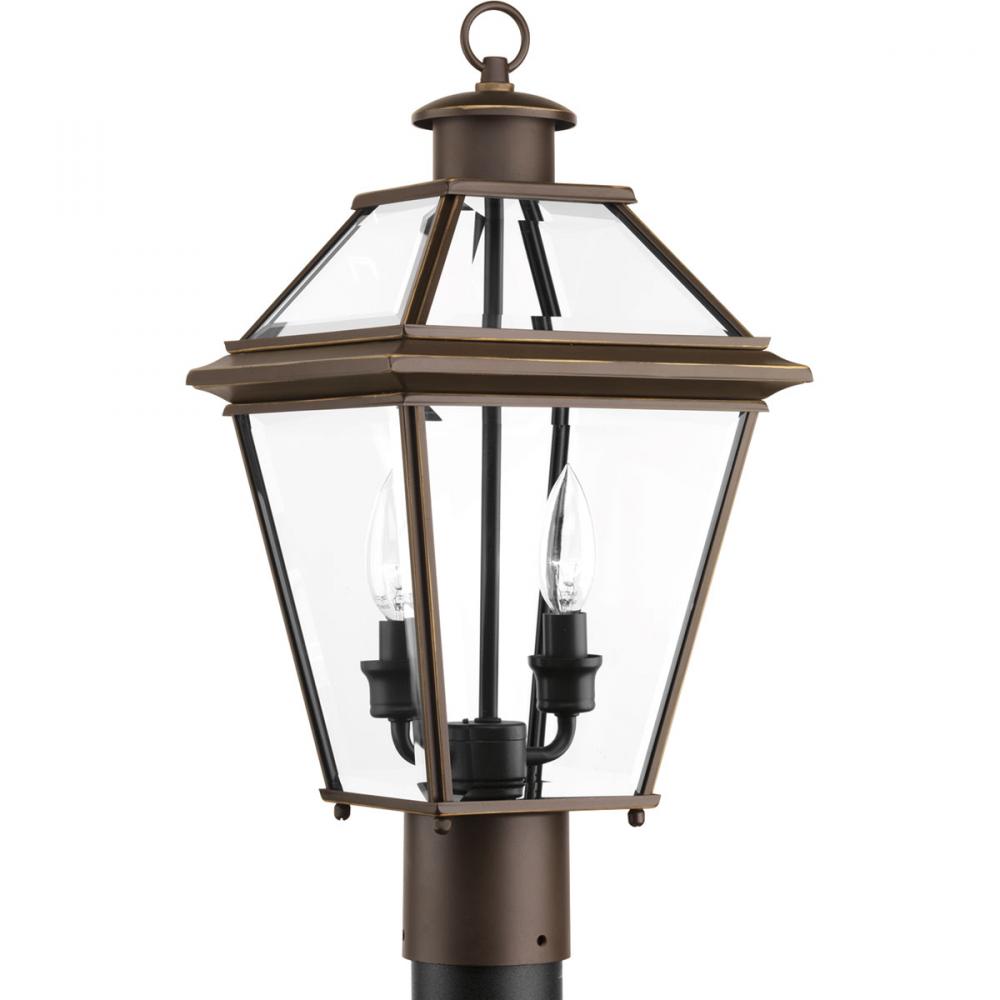 P6437-20 2-60W CAND POST LANTERN