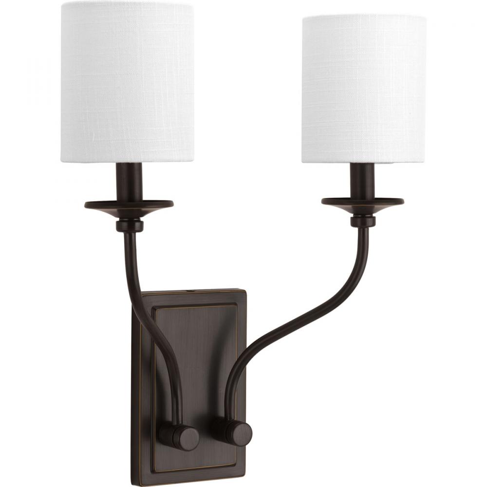 P710019-020 2-60W CAND WALL SCONCE