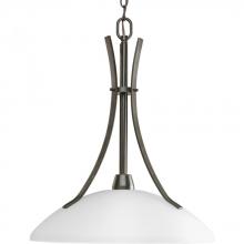 Progress P5112-20 - Wisten Collection One-Light Antique Bronze Etched Glass Modern Pendant Light