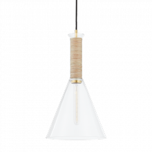 Mitzi by Hudson Valley Lighting H622701S-AGB - Besa Pendant