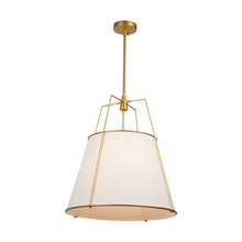 Artcraft SC13364BR - Pullman Collection 4-Light Pendant Brass