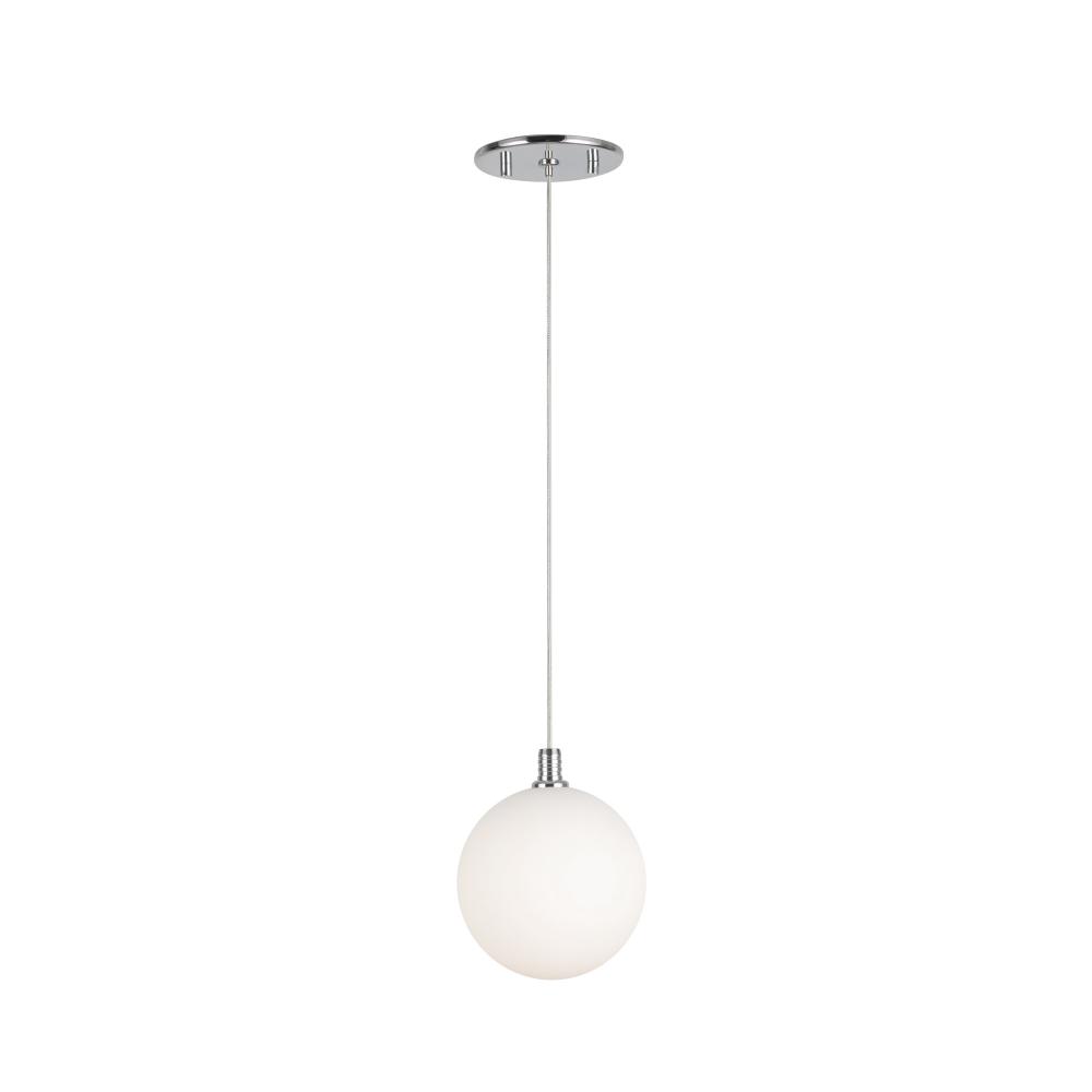 Bolla 5-in Opal Glass LED Pendant