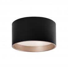 Kuzco Lighting Inc FM11414-BK-5CCT - Mousinni 14-in Black LED Flush Mount