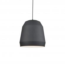 Kuzco Lighting Inc 492122-BK - Sedona 22-in Black 1 Light Pendant