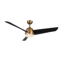 Kuzco Lighting Inc CF91954-BG/MB - Thalia 54-in Brushed Gold/Matte Black LED Ceiling Fan