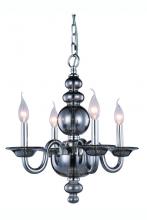  7872D17SS - Champlain 4 Light Siver Shade Pendant