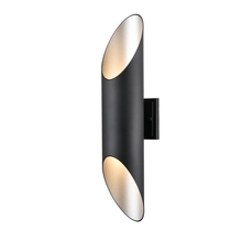 DVI DVP43072SS+BK - Brecon Outdoor Cylinder 24 Inch Sconce