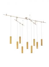 Visual Comfort & Co. Modern Collection 700BLKS9R-LED930R - Blok Small Chandelier