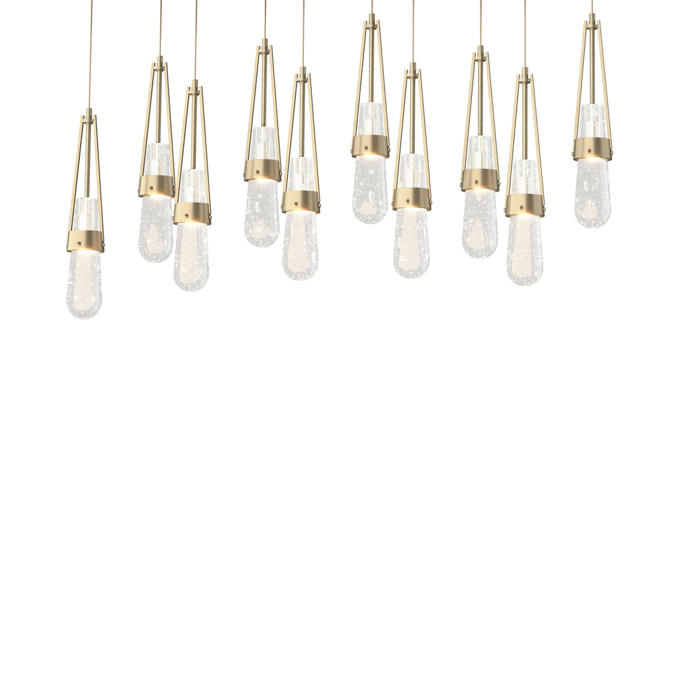 Link 10-Light Blown Glass Pendant