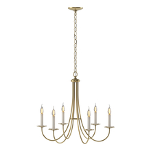 Hubbardton Forge - Canada 101160-SKT-86 - Simple Sweep 6 Arm Chandelier