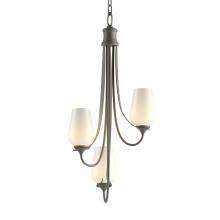 Hubbardton Forge - Canada 103033-SKT-20-GG0303 - Flora 3 Arm Chandelier