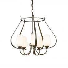 Hubbardton Forge - Canada 103045-SKT-07-GG0303 - Flora 5 Arm Chandelier