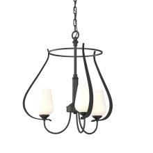 Hubbardton Forge - Canada 103047-SKT-10-GG0303 - Flora 3 Arm Chandelier