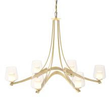 Hubbardton Forge - Canada 104116-SKT-86-ZU0291 - Oval Ribbon 6 Arm Chandelier