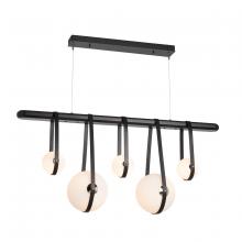 Hubbardton Forge - Canada 131046-LED-STND-10-24-LK-WB-GG0701 - Derby Linear 5-Light LED Pendant