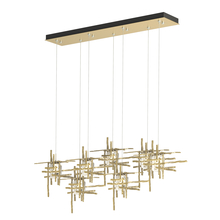 Hubbardton Forge - Canada 131095-SKT-STND-86-II0728 - Tura 7-Light Seeded Glass Pendant