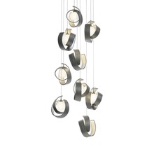 Hubbardton Forge - Canada 131099-SKT-LONG-20-GG0711 - Riza 9-Light Pendant