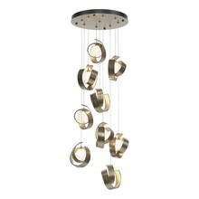 Hubbardton Forge - Canada 131099-SKT-STND-84-GG0711 - Riza 9-Light Pendant