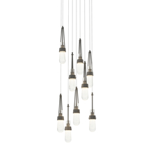 Hubbardton Forge - Canada 131100-SKT-LONG-20-YG0434 - Link 9-Light Blown Glass Pendant