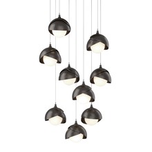 Hubbardton Forge - Canada 131105-SKT-LONG-14-14-GG0711 - Brooklyn 9-Light Double Shade Pendant