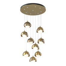 Hubbardton Forge - Canada 131105-SKT-STND-86-84-GG0711 - Brooklyn 9-Light Double Shade Pendant