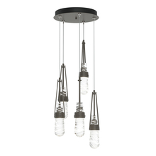 Hubbardton Forge - Canada 131120-SKT-STND-07-YJ0434 - Link 5-Light Blown Glass Pendant